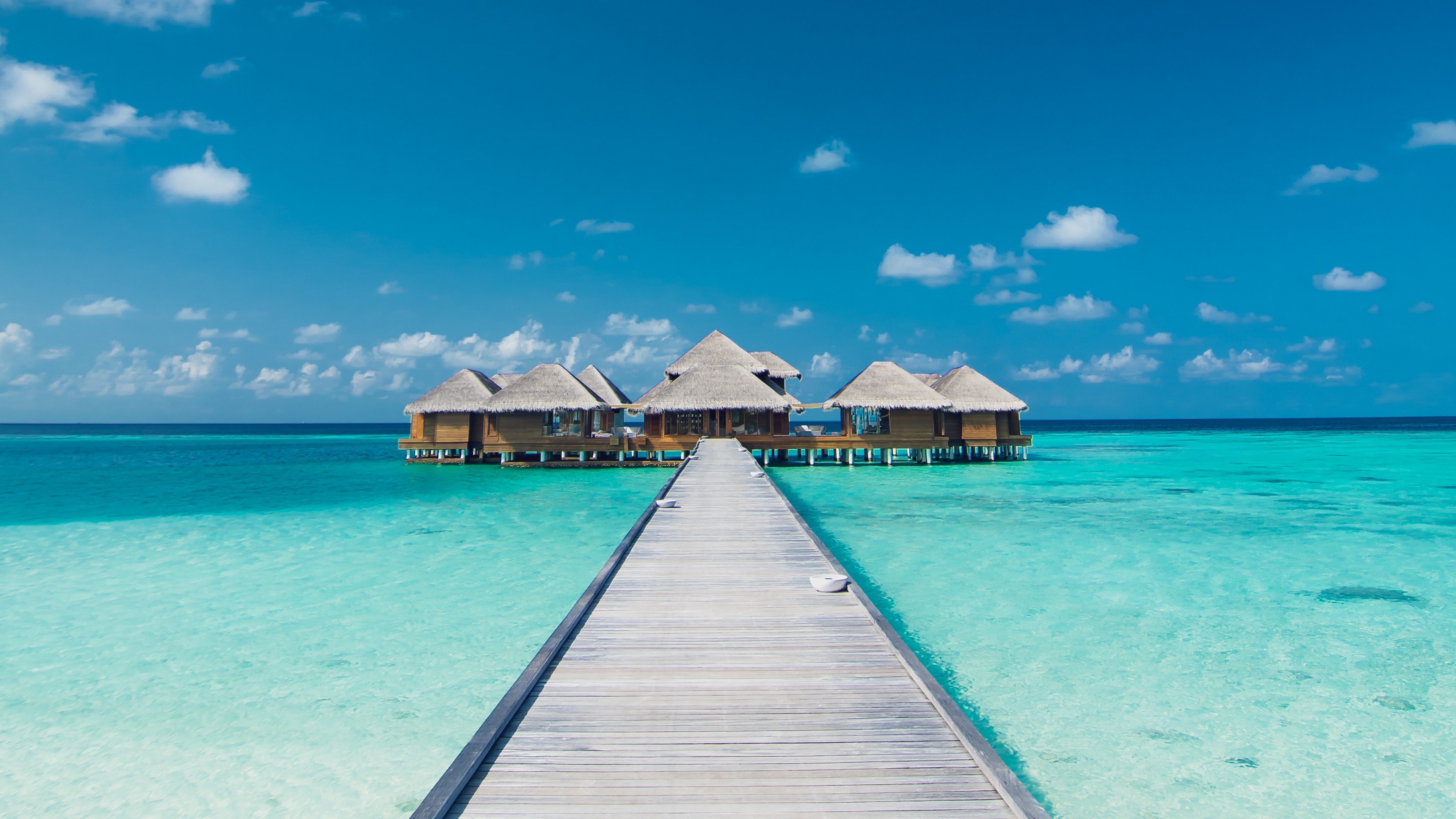 Pier On A Small Island With A Tropical View Background, Maldives Pictures  Background Image And Wallpaper for Free Download