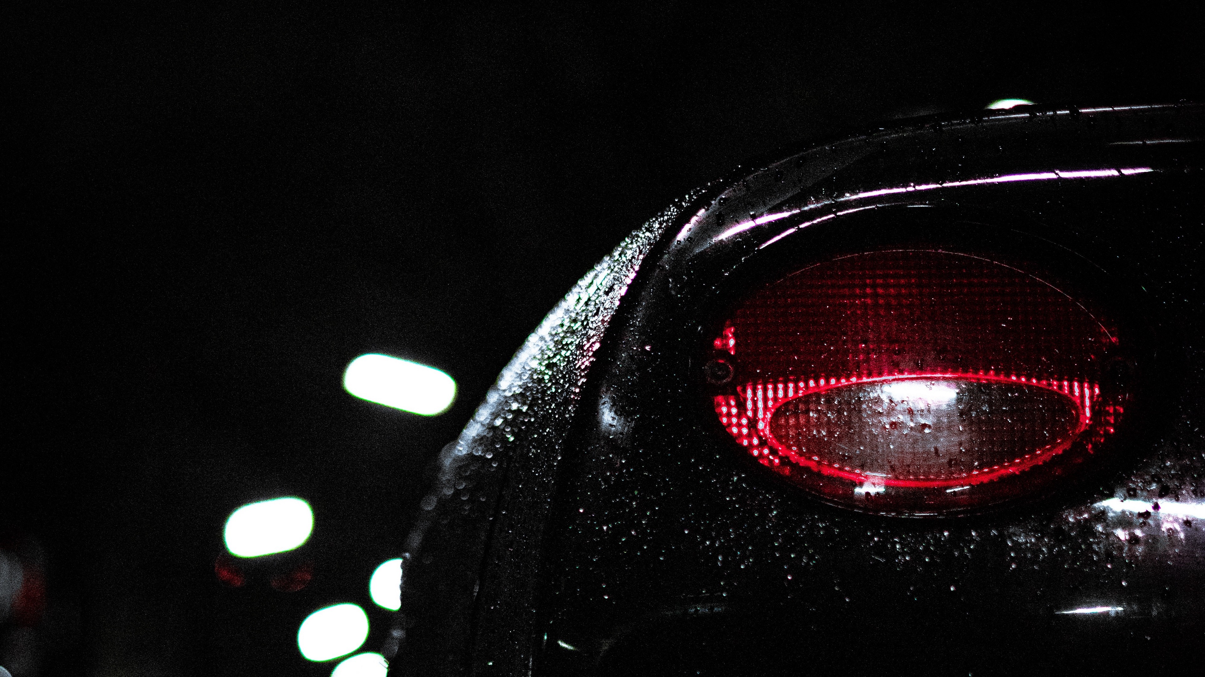 Headlights At Night Wallpaper