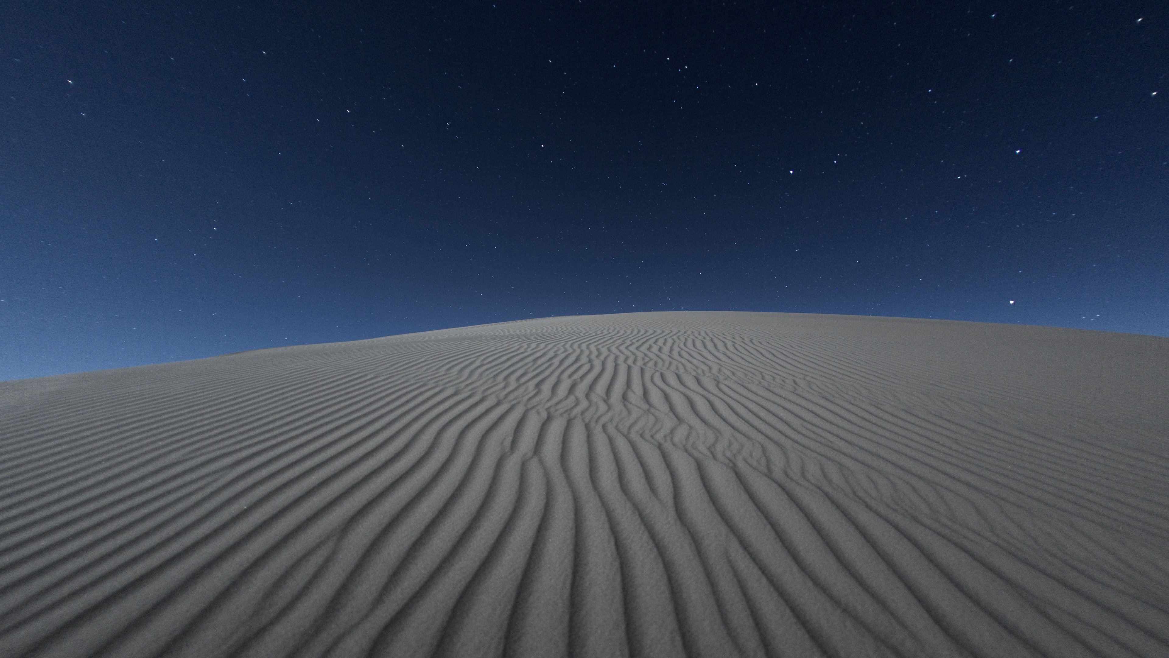 4K Desert Sand Night Wallpaper - [3840x2160]