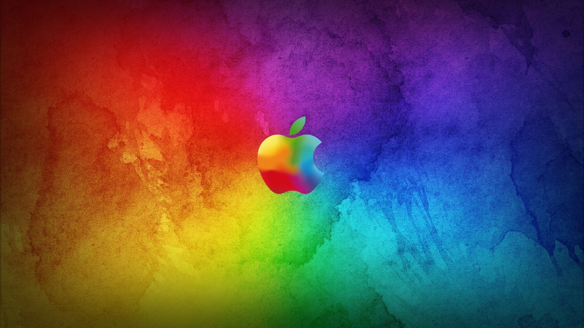 Apple Colorful Background Wallpaper [1920x1080]