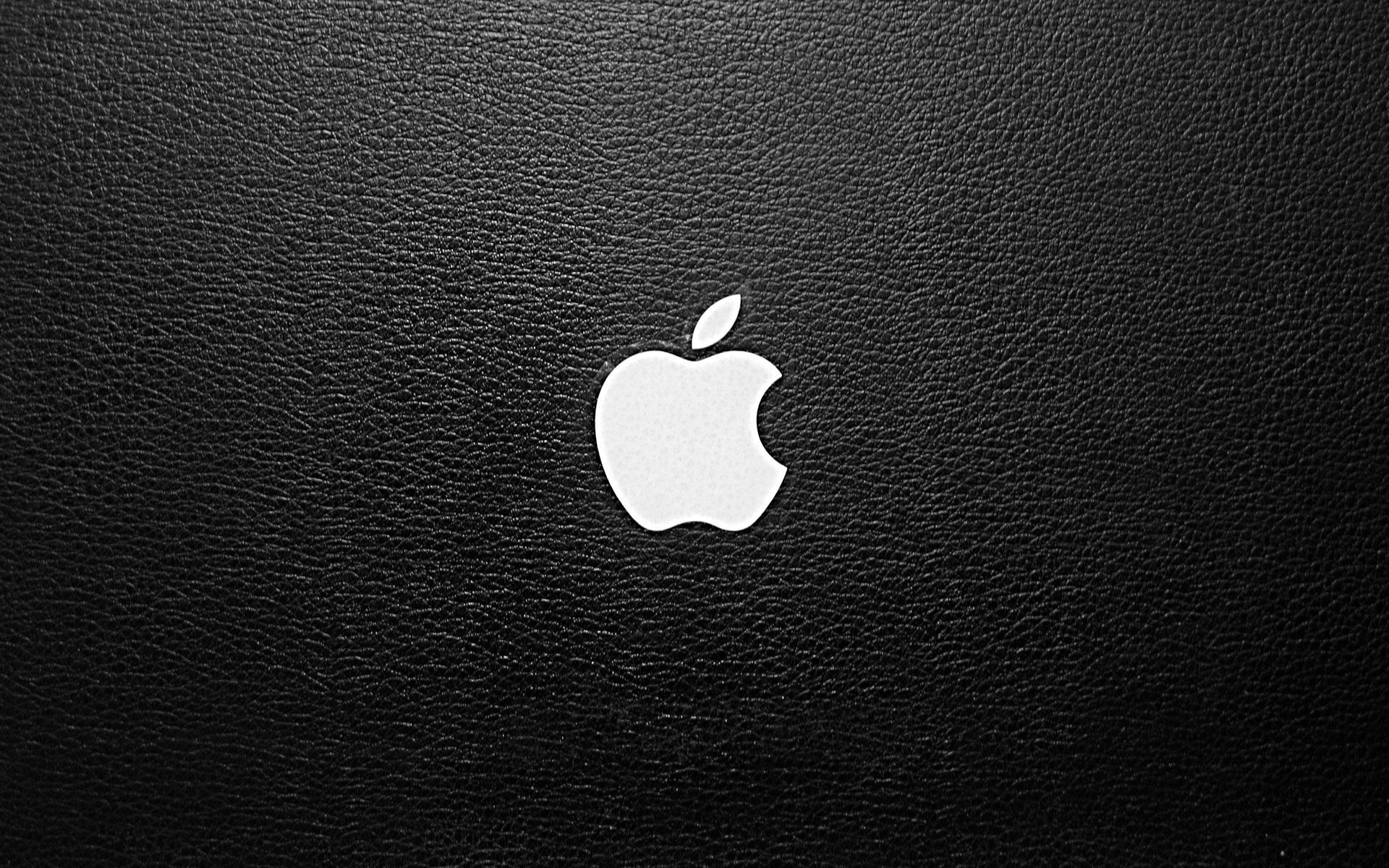 Apple Logo Black Wallpaper 1920x1200