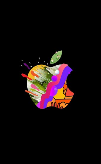 Apple Logo iPhone Wallpaper 02 340x550