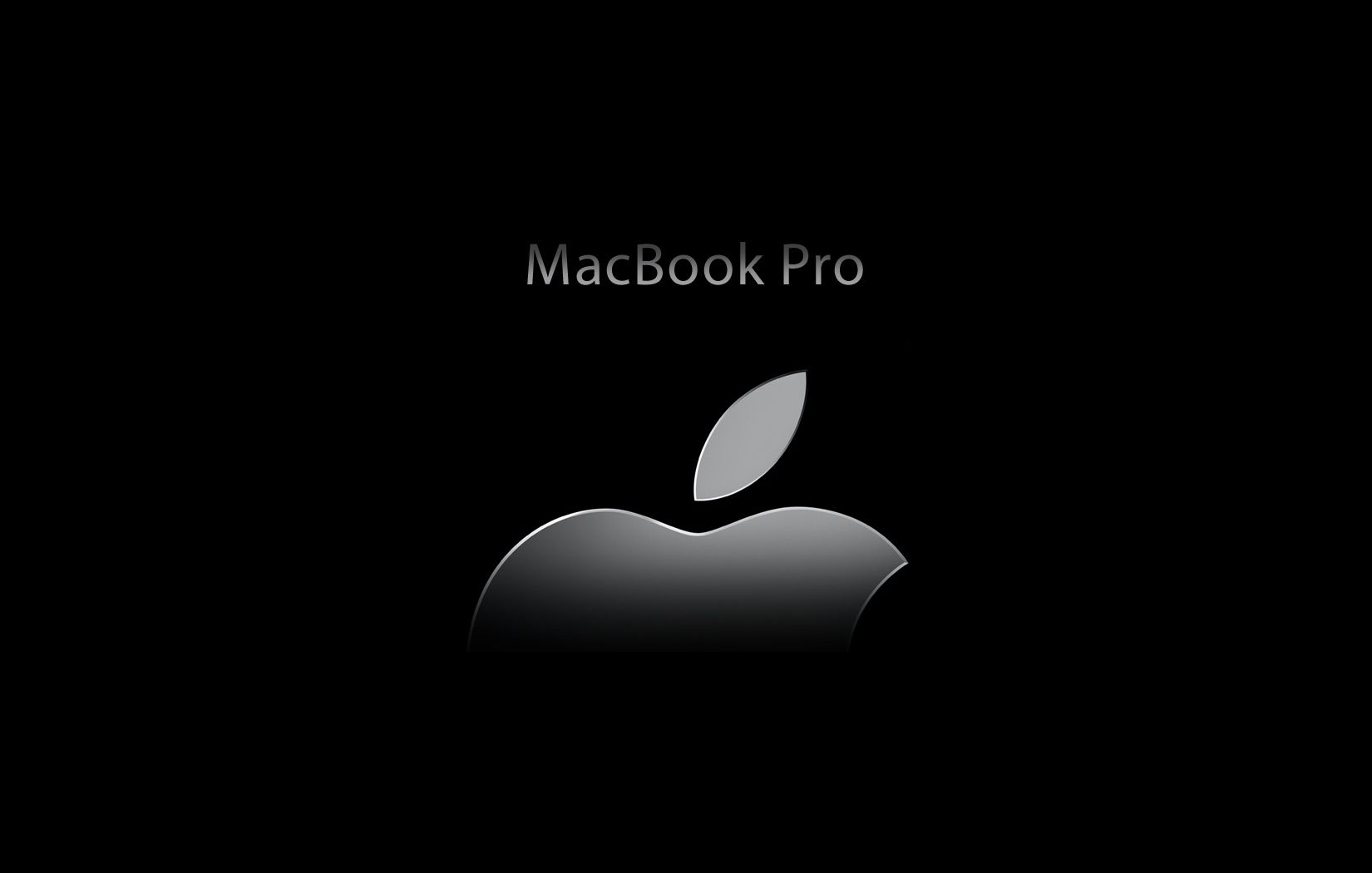 Apple Macbook Pro Black Wallpaper 1650x1050