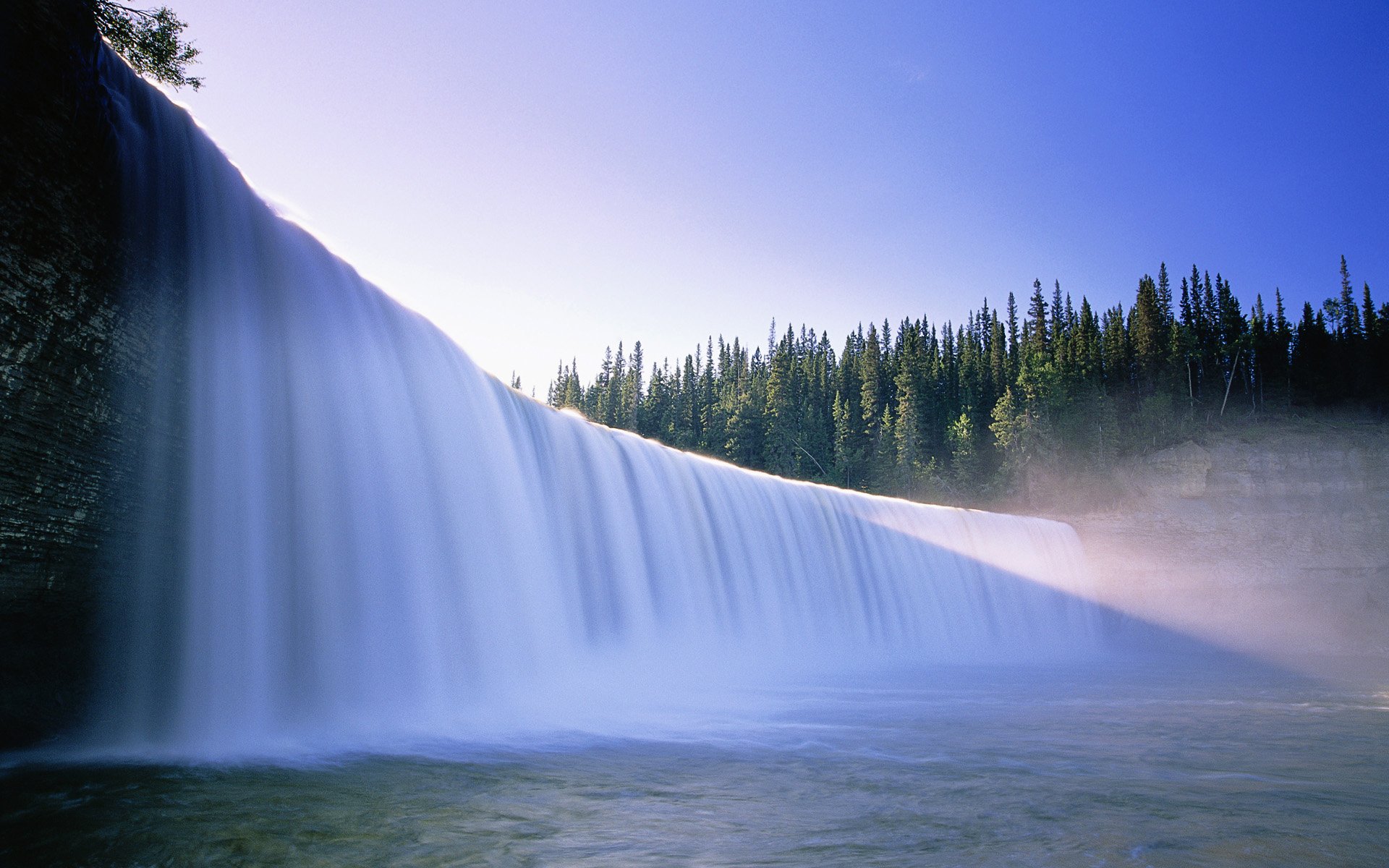 Wallpaper Lake, 4k, HD wallpaper, waterfall, water, snow, ice, Nature #5184