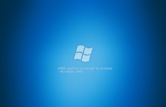 Blue Quotes Windows Logos Wallpaper 1920x1200 340x220