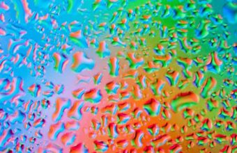 Color Water Drops iPhone 7 Wallpaper 340x220