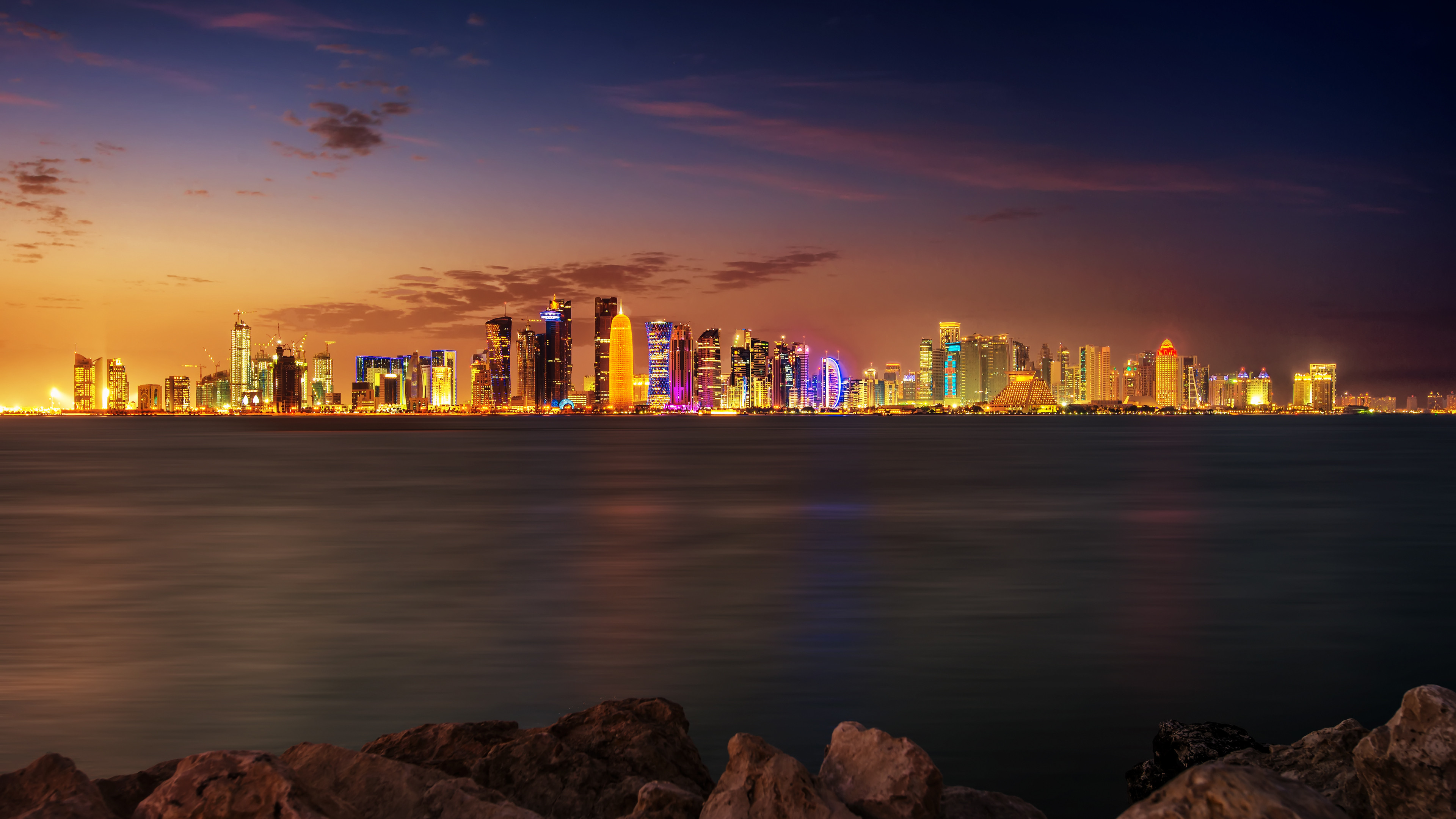 Doha City 4K Wallpaper 3840x2160