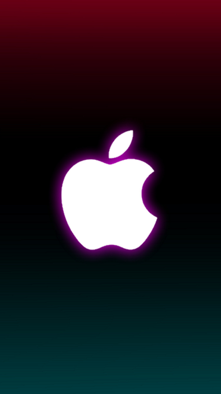 Glowing Apple iPhone 7 Wallpaper [750x1334]