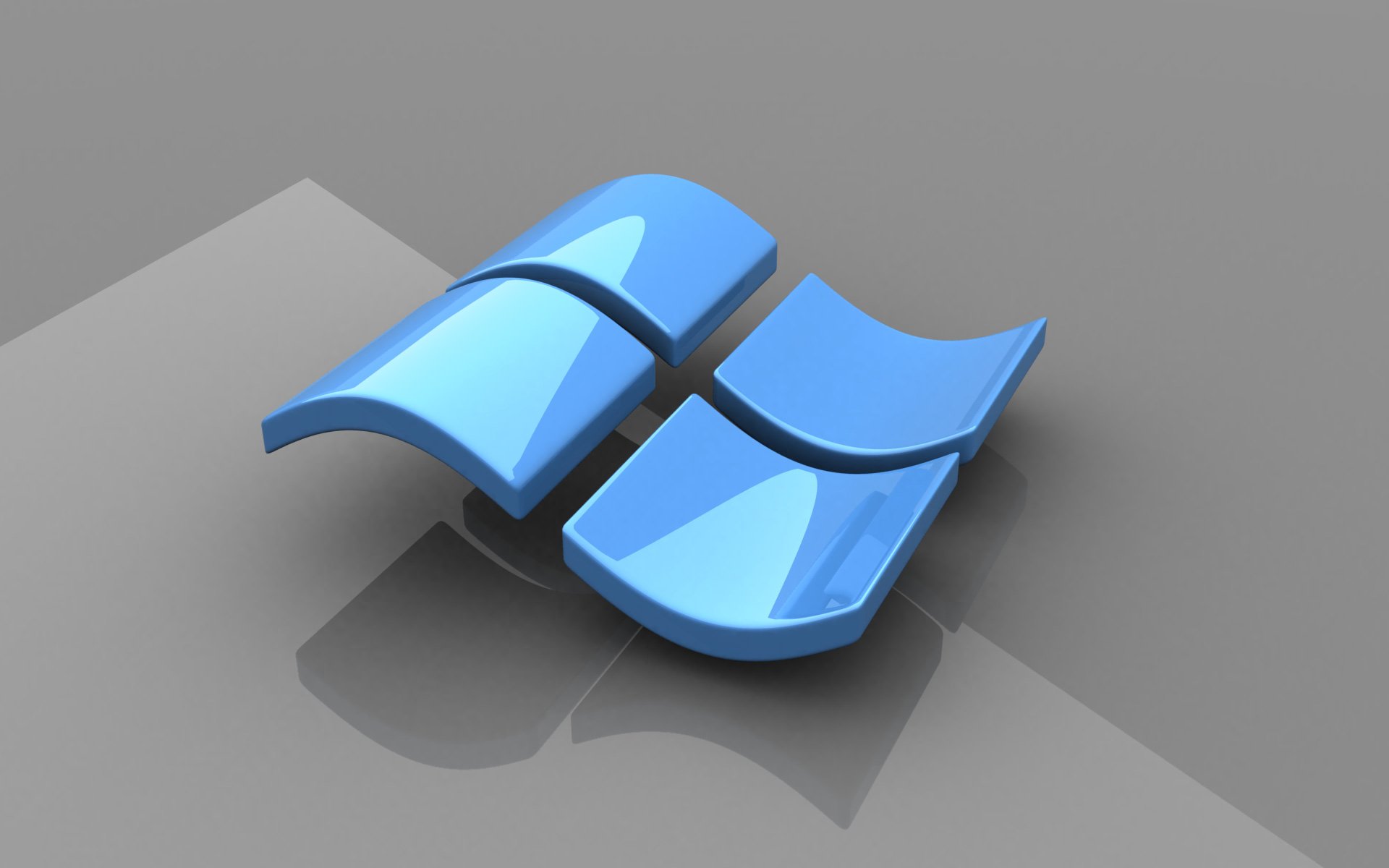 Microsoft Windows Logo Glossy Texture Wallpaper 1920x1200