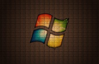 Microsoft Windows Logos Texture Wallpaper 1680x1050 340x220