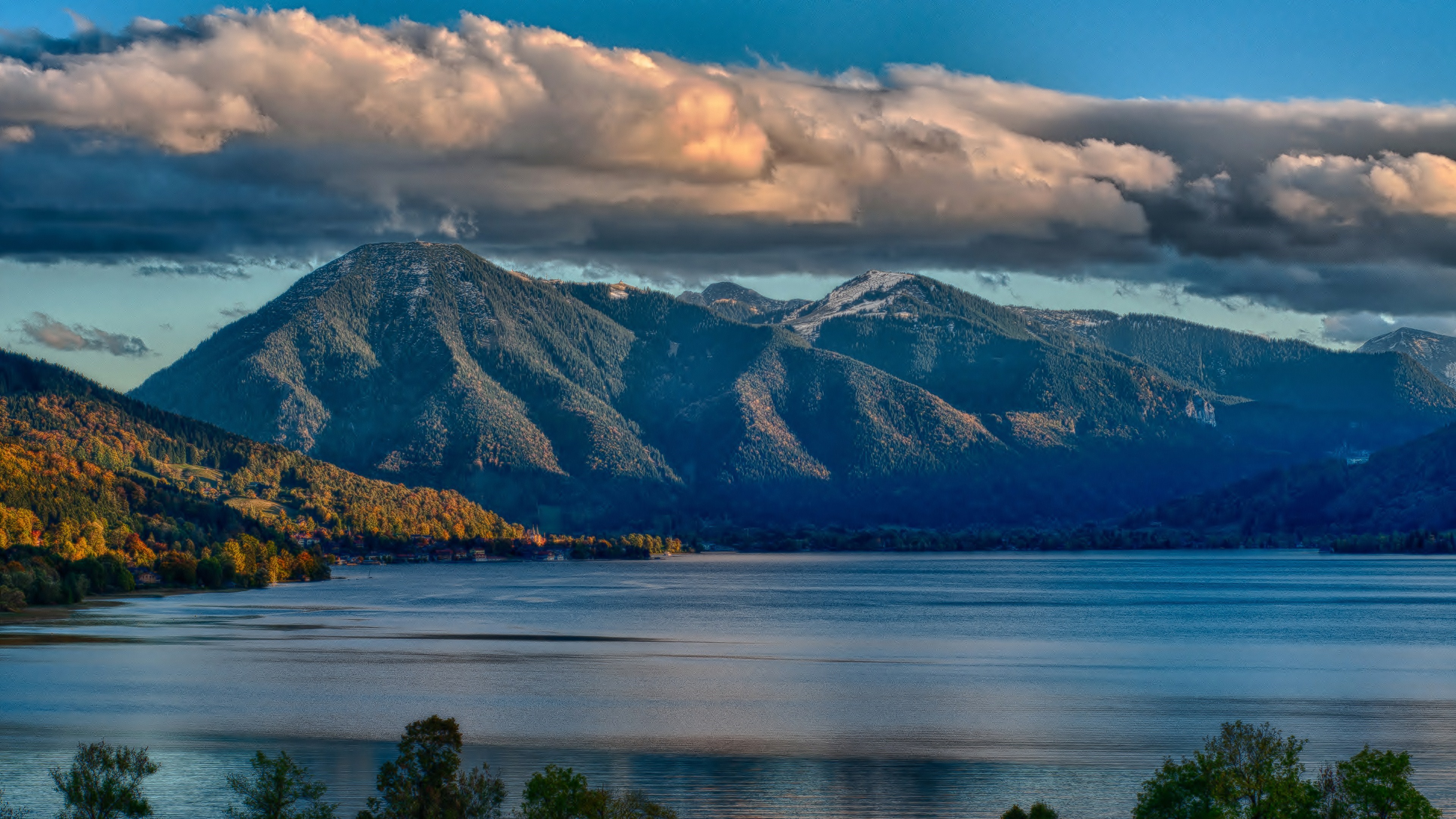 Nature Lake Landscape Reflection 4K Ultra HD Wallpaper ...
