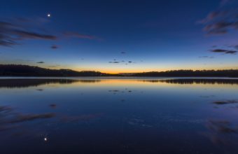 Nature Lake Sunset Landscape Ultrahd 4K Ultra HD Wallpaper 3840x2160 340x220