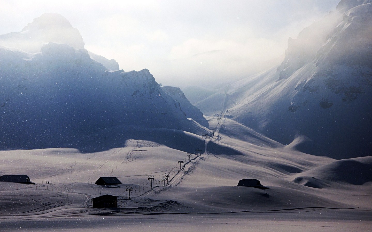 Snow Winter Lift Wallpaper [1440x900]
