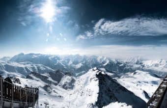 Snowy Alps Wallpaper 2880x1800 340x220