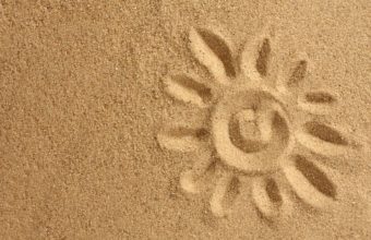 Summer Sun Sand Beaches Mood Nature Wallpaper 1920x1080 340x220