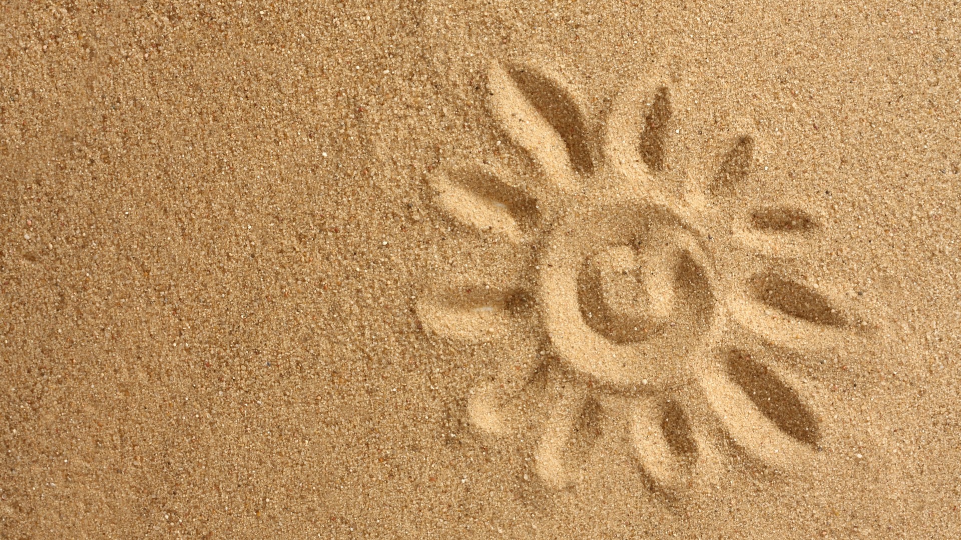 Summer Sun Sand Beaches Mood Nature Wallpaper [1920x1080]