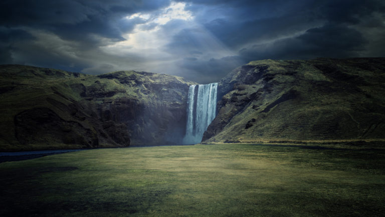 Waterfall Landscape 4K Ultra HD Wallpaper 3840x2160 768x432