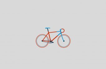 Bicycle Sports Drawing Minimalism Wallpaper 1920x1080 340x220