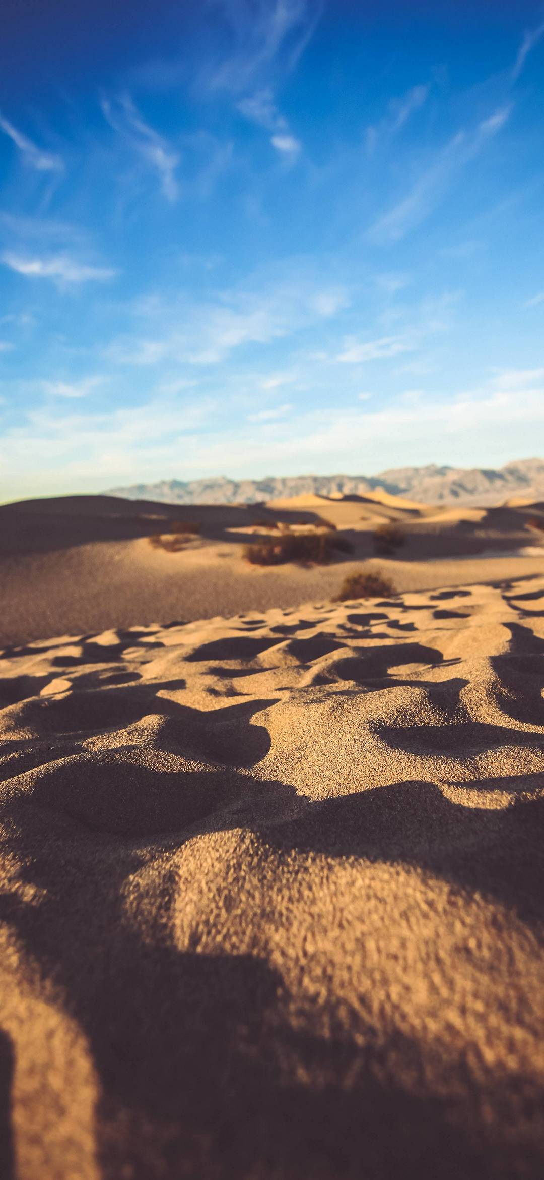 Download wallpaper 1125x2436 desert sunset clean skyline sand dunes  iphone x 1125x2436 hd background 528