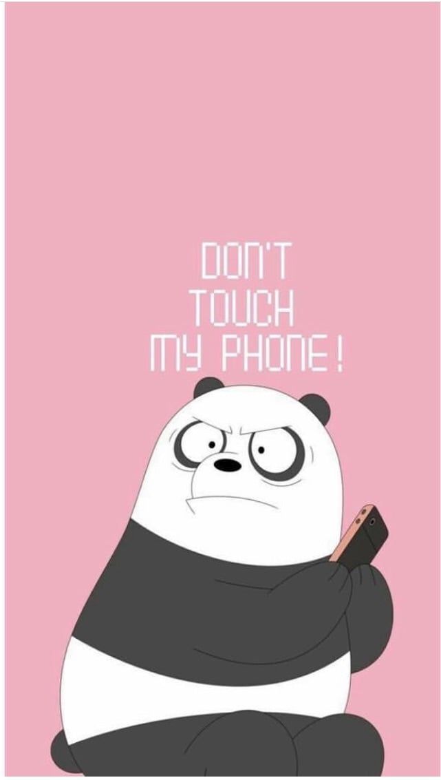 Cute Dont Touch My Phone  Girl wallpapers for phone Dont touch my phone  wallpapers Cute mobile wallpapers