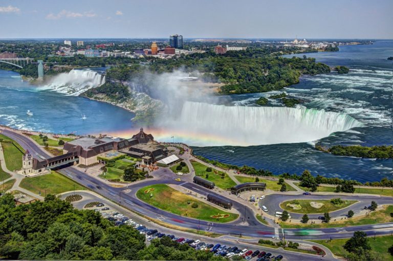 Canada Panorama Rainbow Waterfall 1920 x 1275 768x510