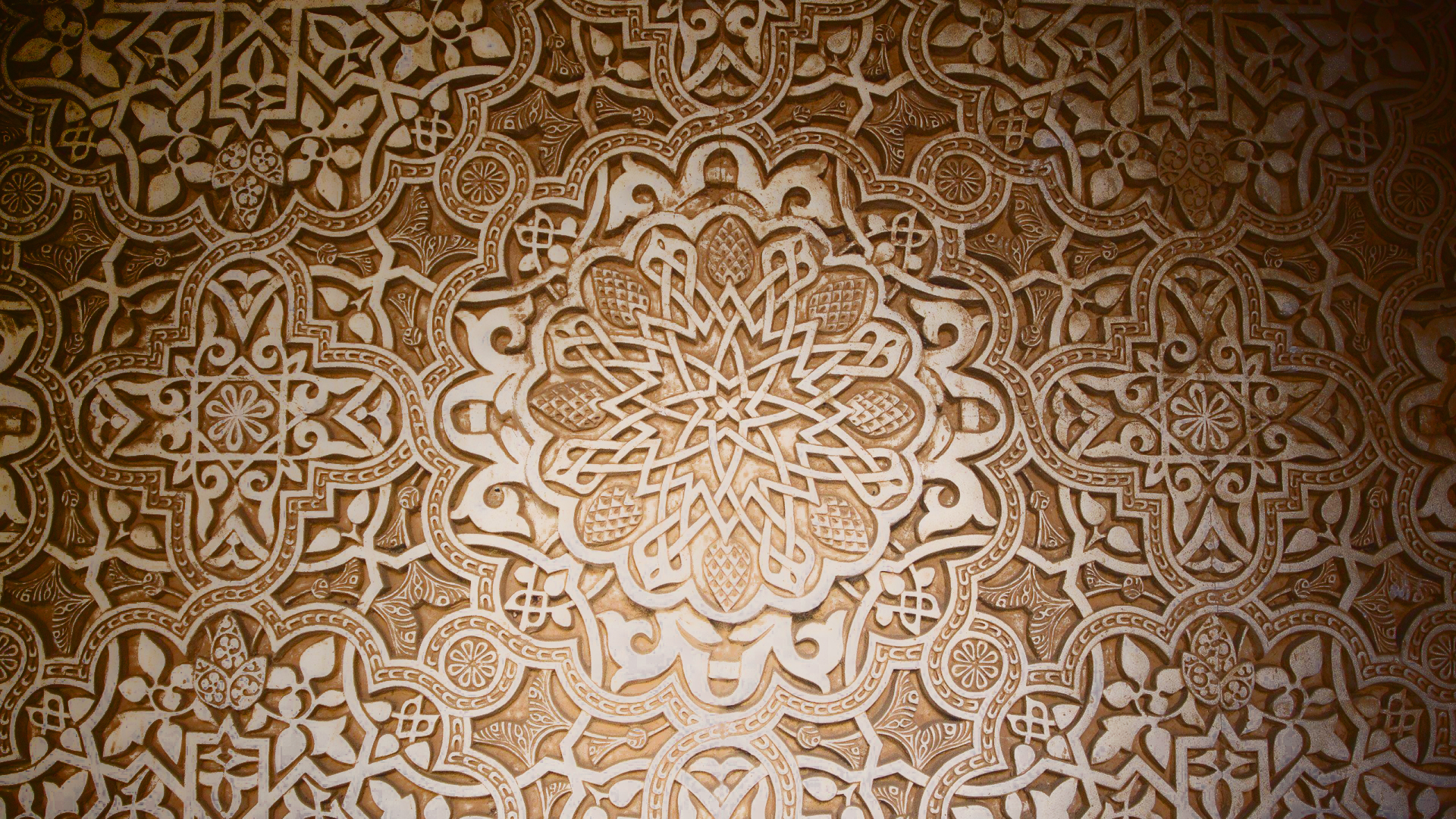 Dark Pattern Stars Design Mosaic Arabian Islamic - [1920 X ... - 1920 x 1080 jpeg 2286kB