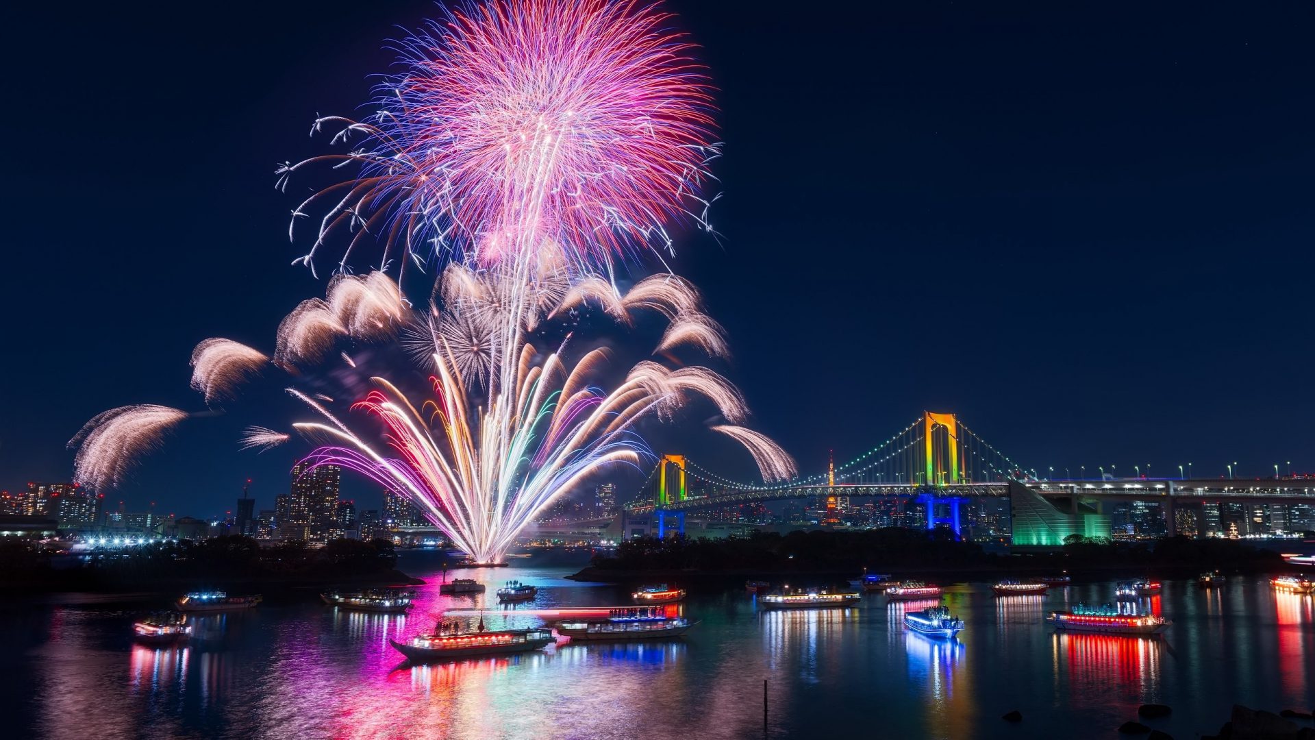 Fireworks backgrounds 26 1920 x 1080 
