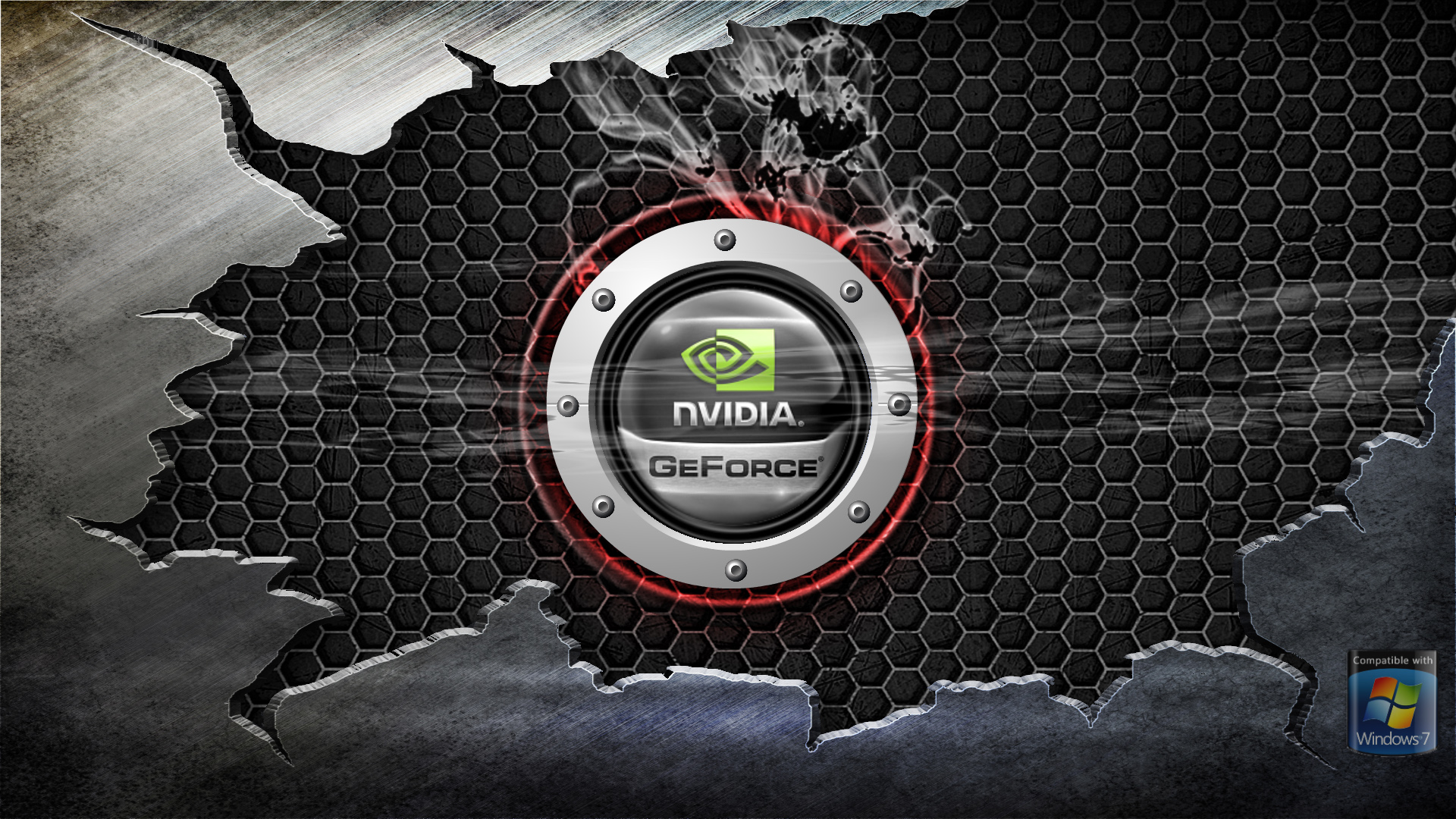 nvidia графика логотип 3D без смс