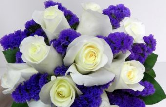 White Flowers Bouquet 1800 x 1180 340x220
