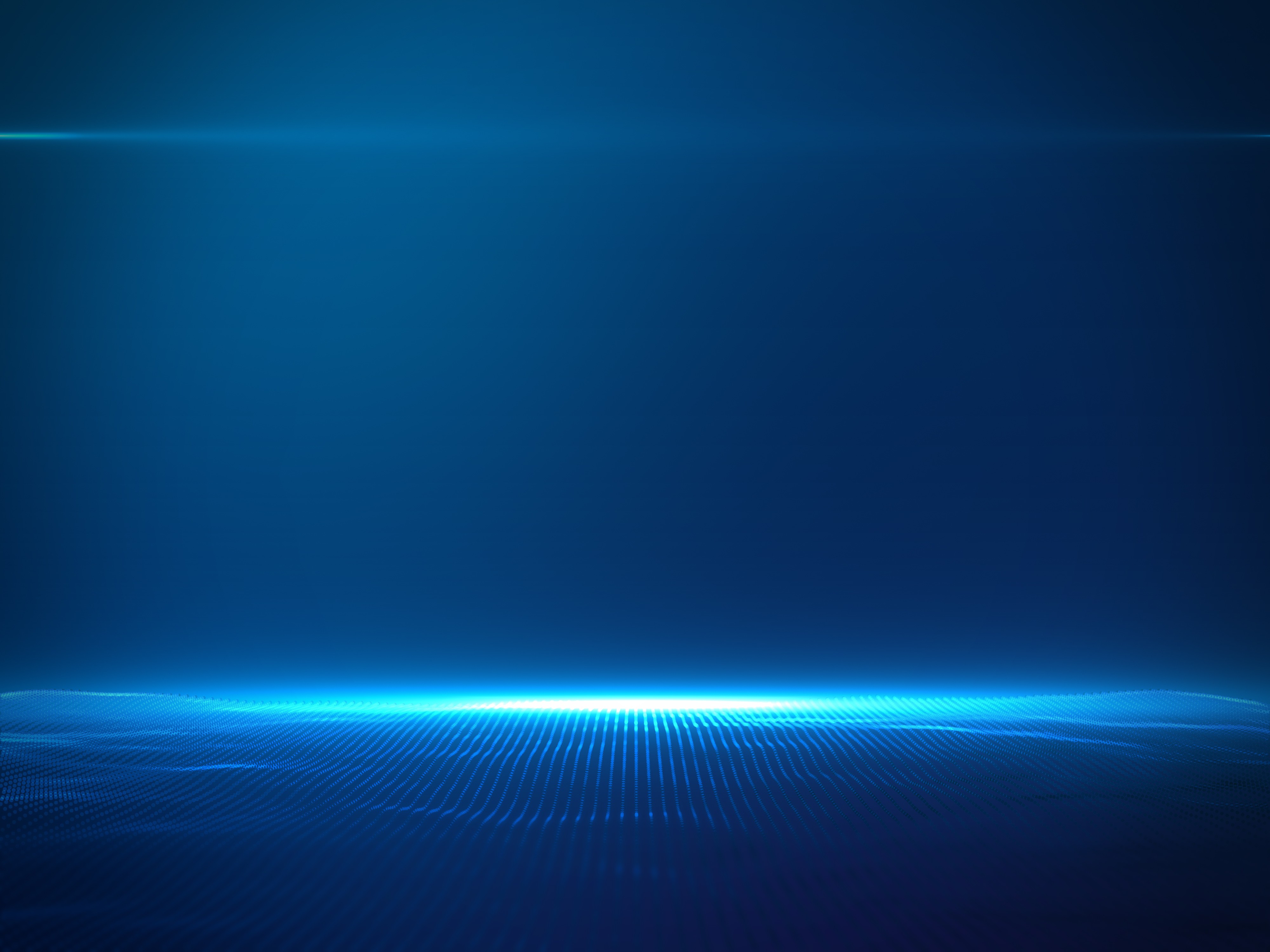 Beautiful Blue Particles with Lens Flare on Blue Gradient Color Background  - Luxury Background Design Element