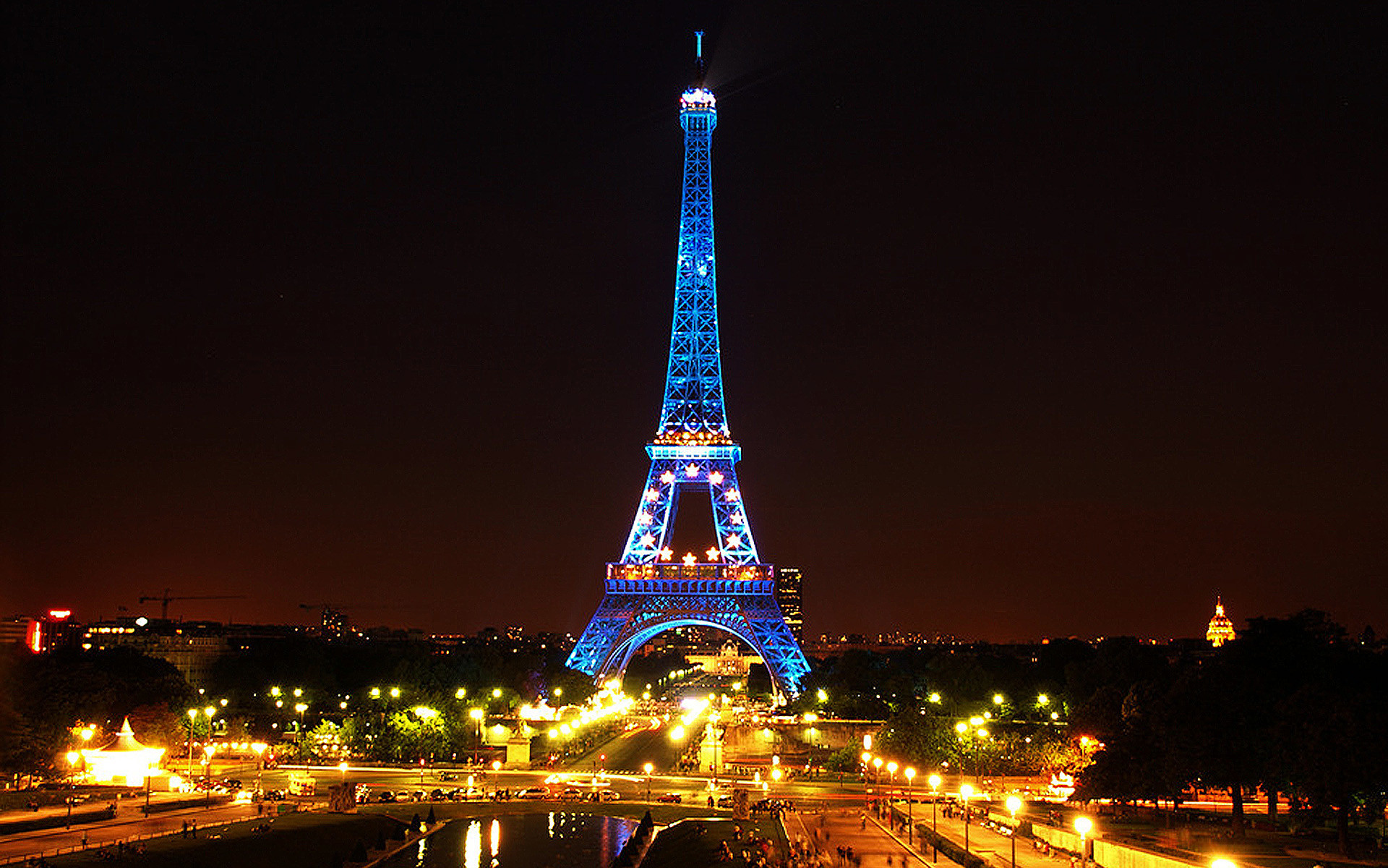 _Eiffel Tower at Night, Paris, France без смс