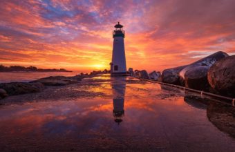 sunrise in baily lighthouse dublin ireland 2048x1365