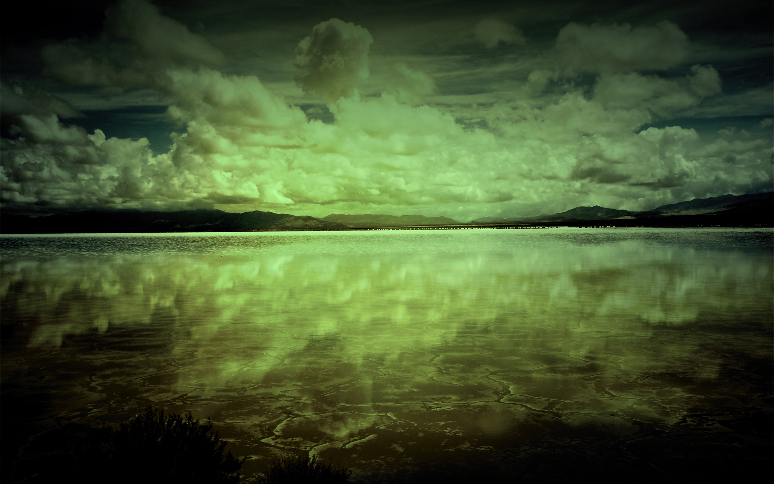 облака отражение озеро бесплатно