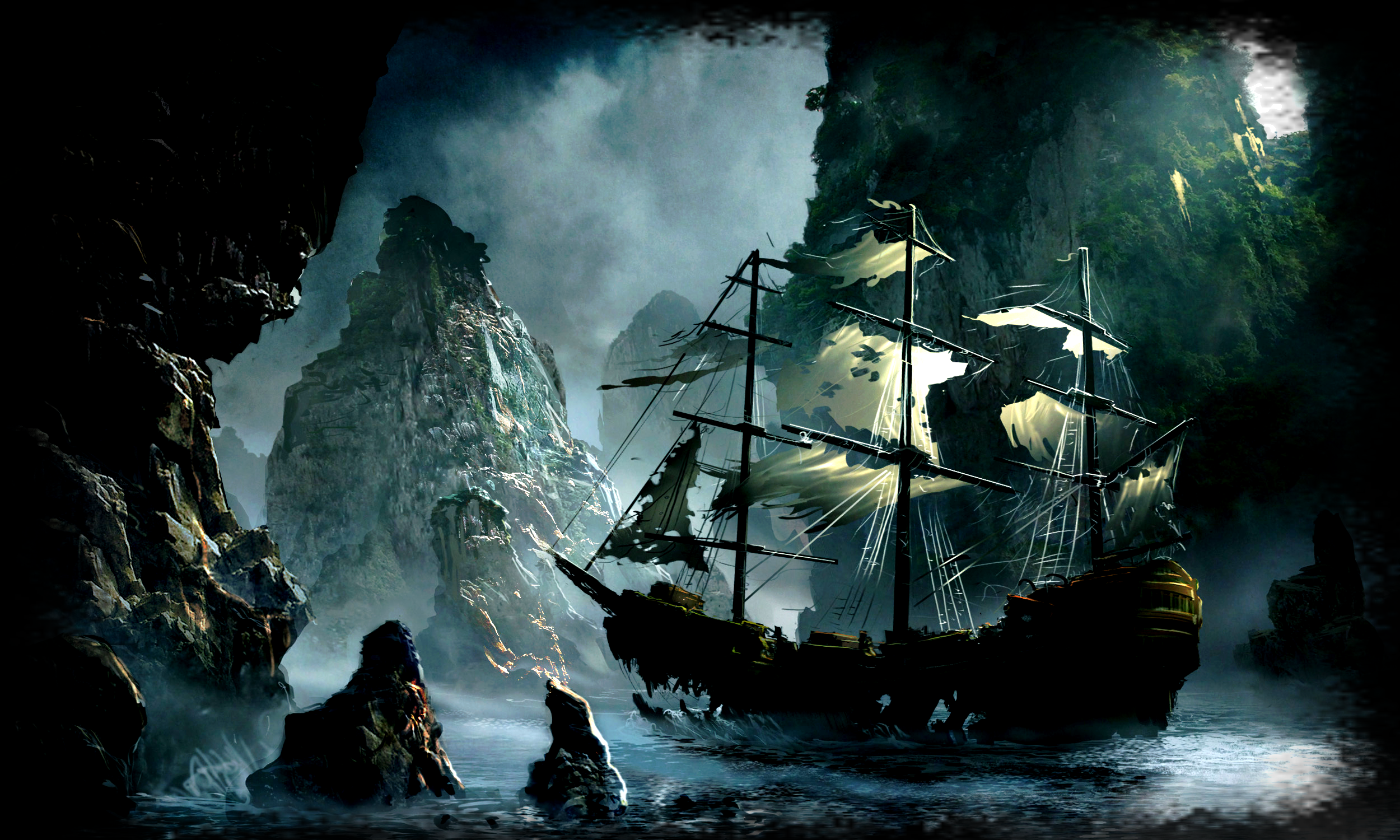 Black pearl ship Wallpapers Download | MobCup