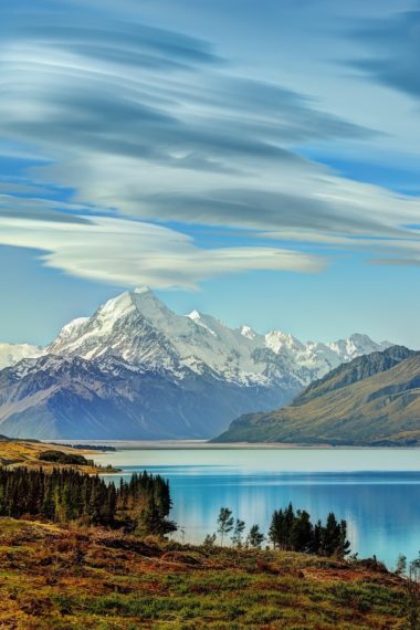 Beautiful Lake New Zealand Of Wallpaper 640 x 960 380x570