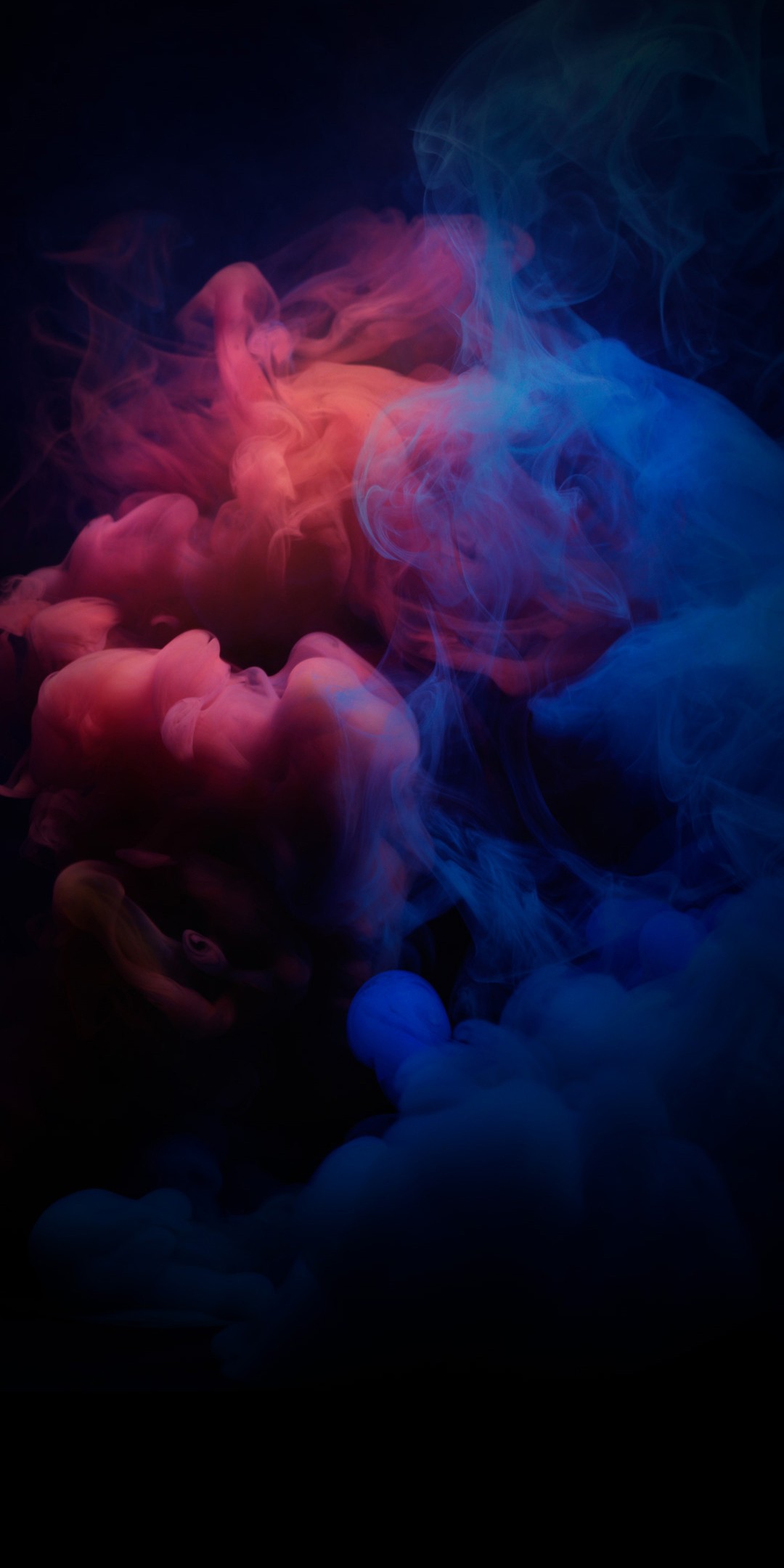 X iPhone Wallpaper Blue Smoke