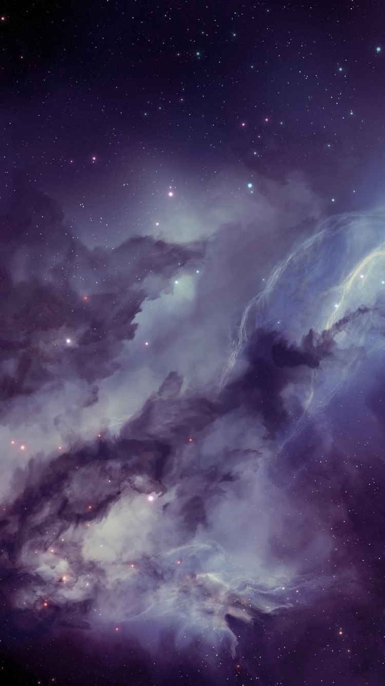 Galaxy Nebula Blurring Stars