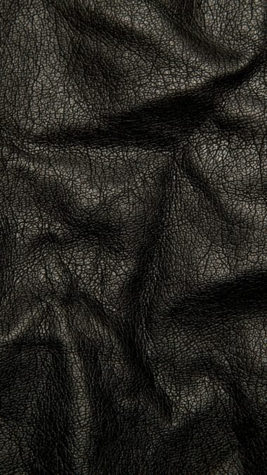 Leather Black Background Texture Wrinkles Cracks 380x676