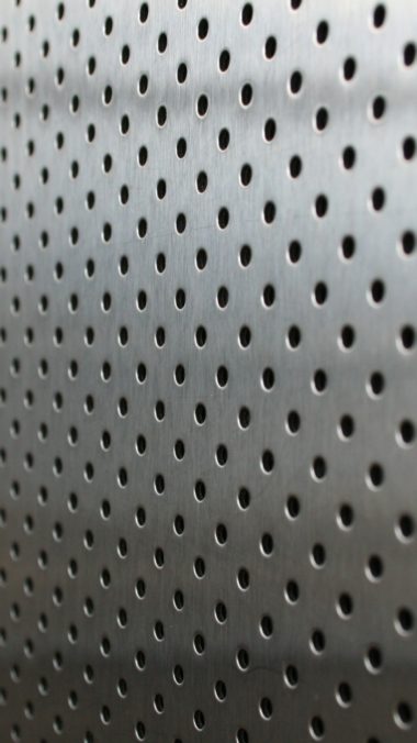 Metal Points Holes Silver Background 380x676