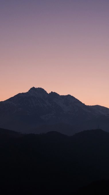 Nice Sunset Over Mountains Hf Wallpaper 1080x1920 380x676