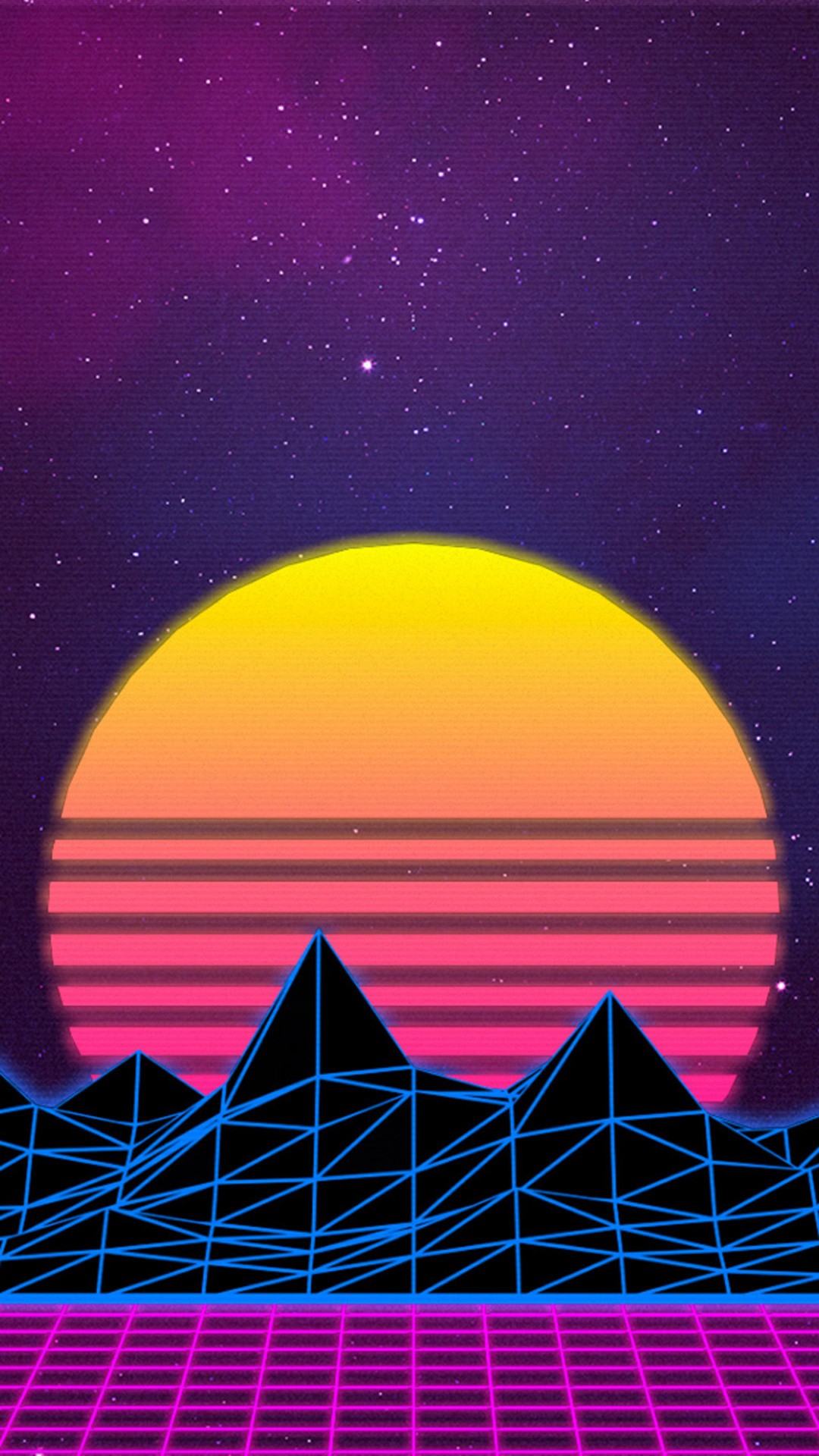 Retrowave Ap Wallpaper - [1080x1920]