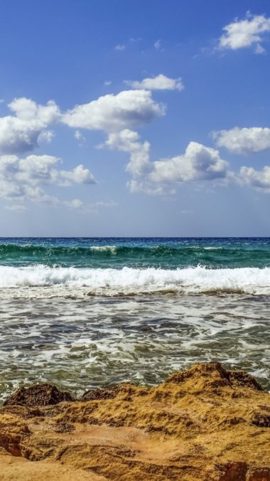 Sea Shore Foam Wallpaper 720x1280 380x676