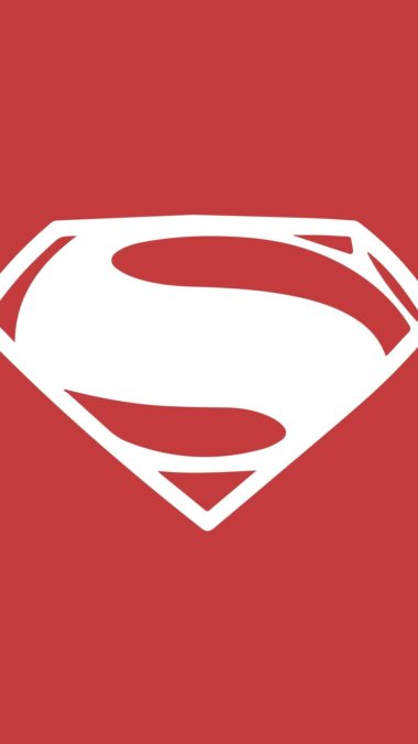 Superman Minimalism Logo On Wallpaper 1080x1920 380x676