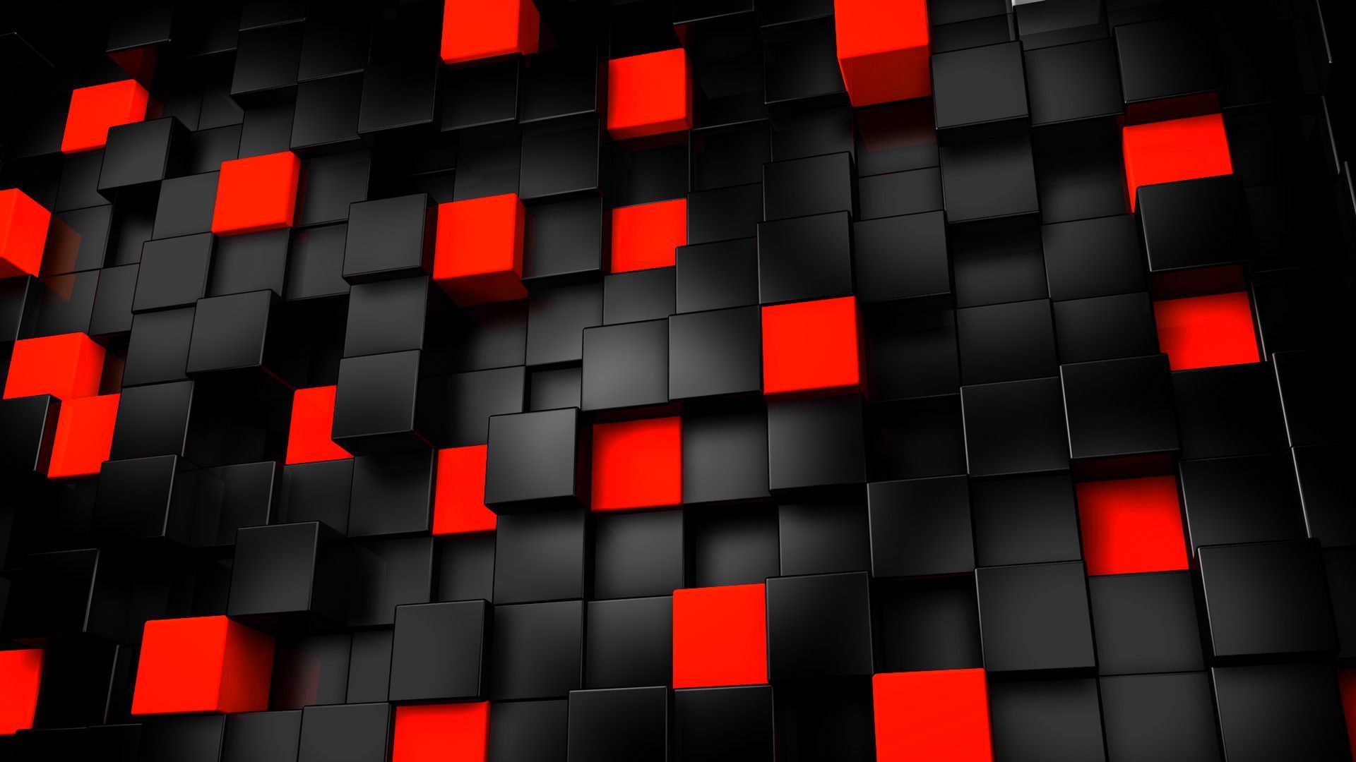 Black And Red Abstract Wallpaper 09 - [1920x1080]