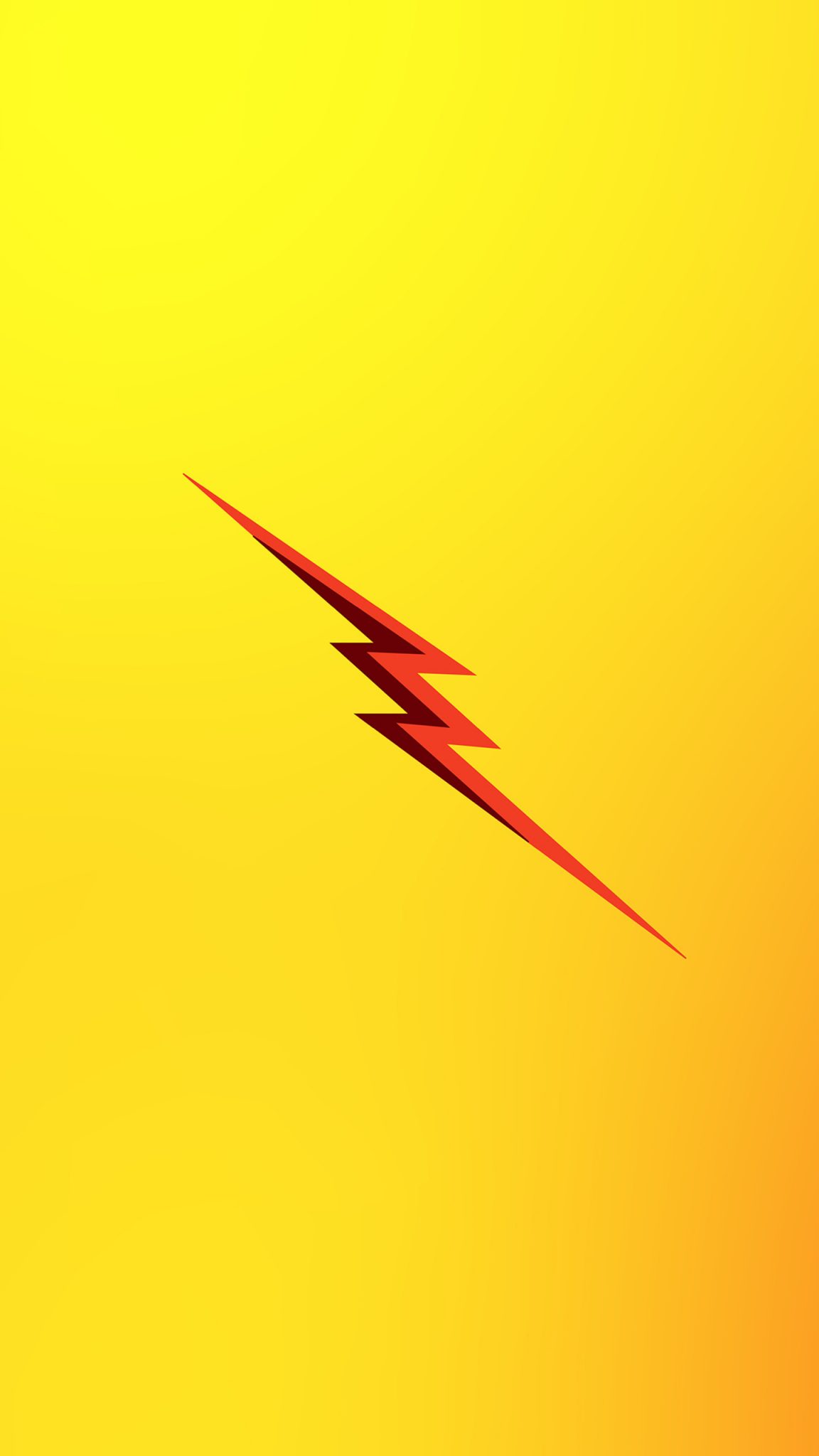 Flash Reverse Logo Minimal Wallpaper