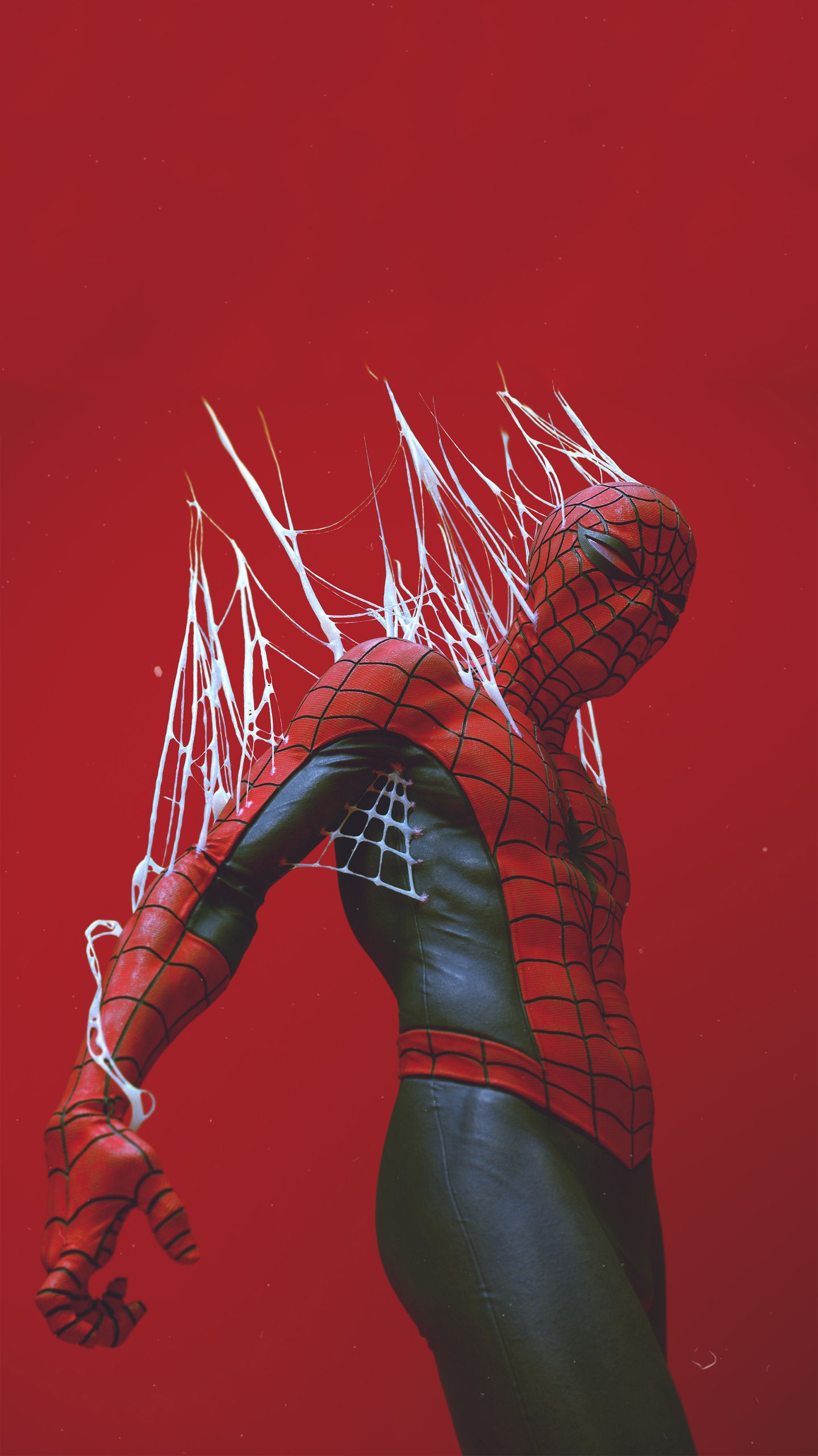 Red Spider Man Wallpaper