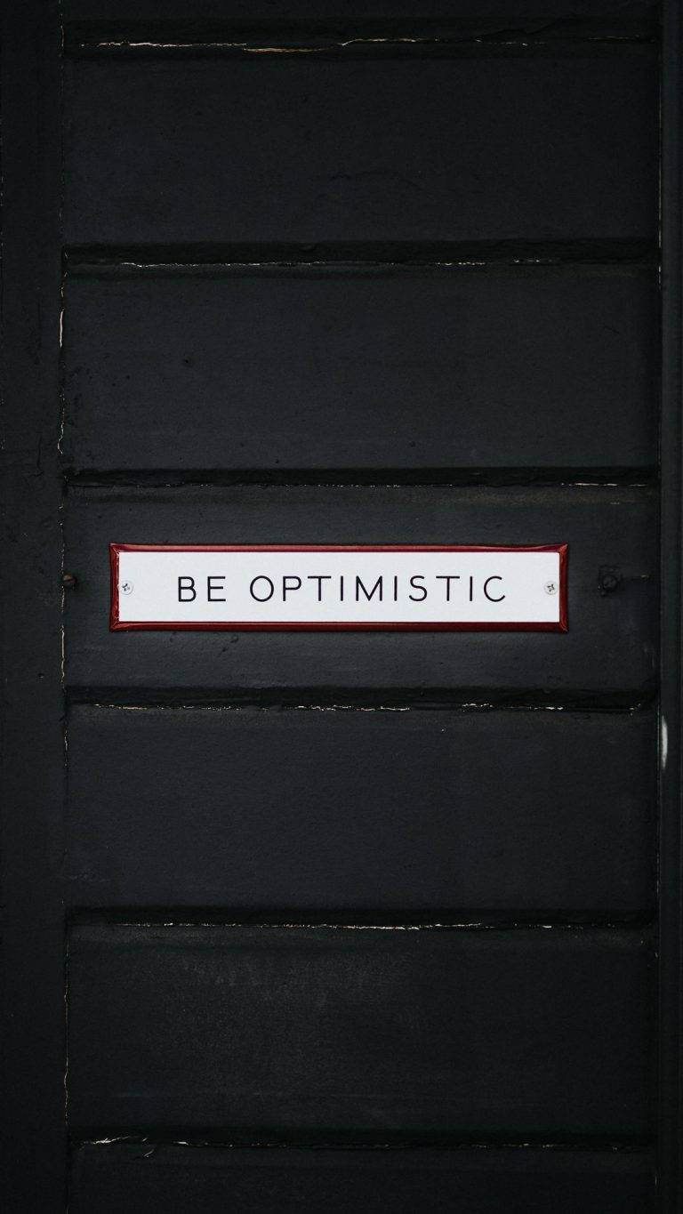 Be Optimistic Wallpaper