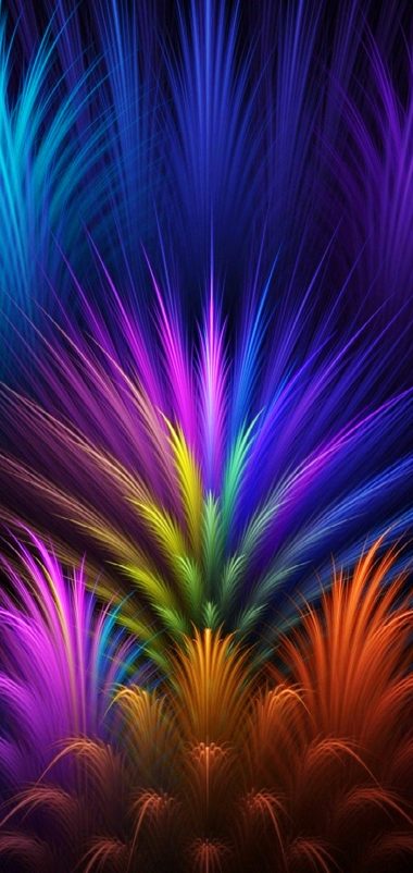 Abstract Colors Wallpaper 1080x2280 380x802