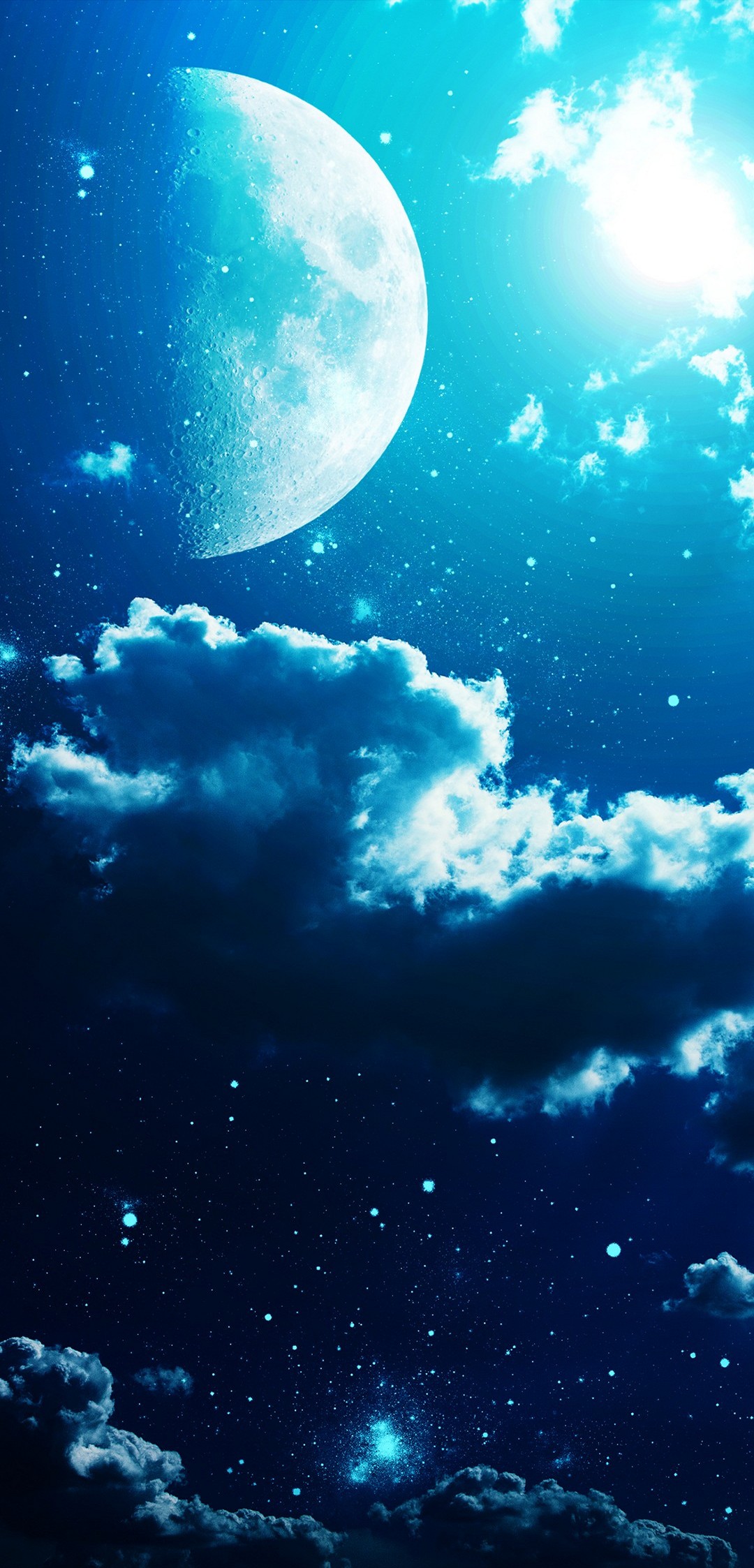 Night Sky Wallpaper Moon