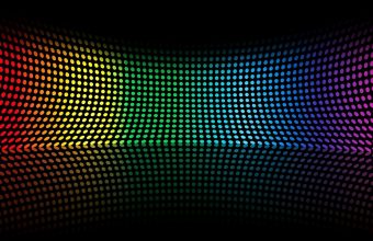 Abstract Multicolor Circles Rainbows Wallpaper 960x600 340x220